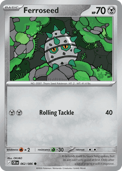 Ferroseed Pokémon card