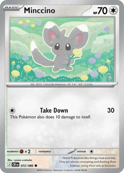 Minccino Pokémon card