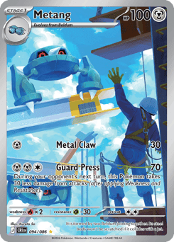 Metang Pokémon card