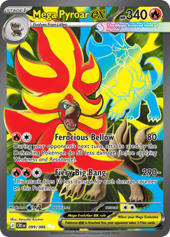 Mega Pyroar ex 99/86 — Chaos Rising