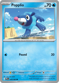 Popplio Pokémon card