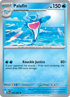 Palafin Pokémon card