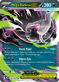 Mega Darkrai ex 48/84 — Pitch Black
