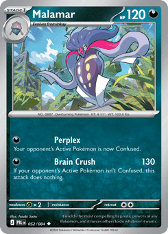 Malamar Pokémon card