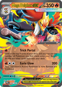 Mega Delphox ex 8/84 — Pitch Black