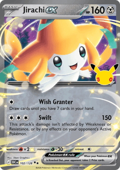 Jirachi ex 102/128 — 30th Celebration