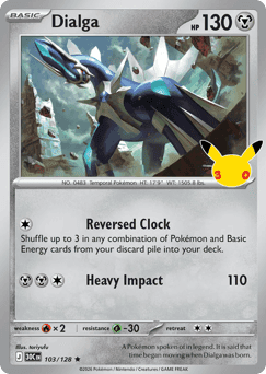 Dialga Pokémon card