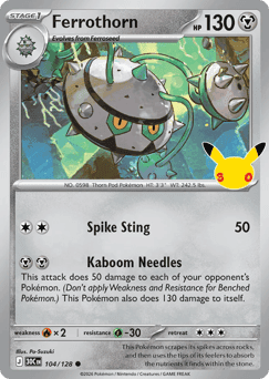 Ferrothorn Pokémon card