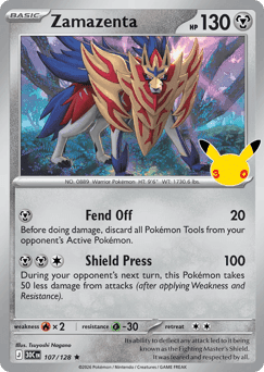 Zamazenta Pokémon card