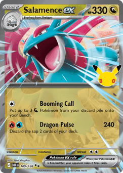 Salamence ex 109/128 — 30th Celebration