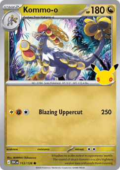 Kommo-o Pokémon card