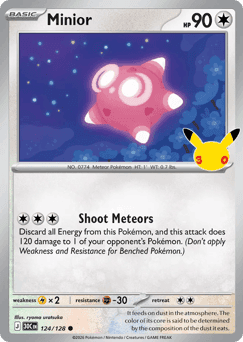 Minior Pokémon card