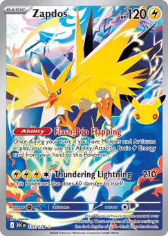 Zapdos Pokémon card