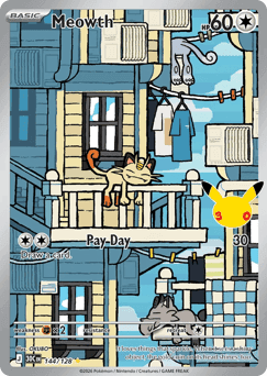 Meowth 144/128 — 30th Celebration