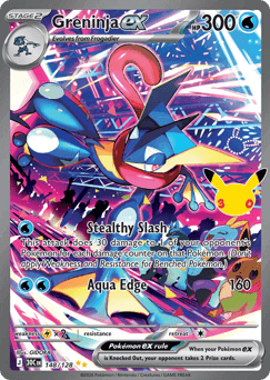 Greninja ex 148/128 — 30th Celebration