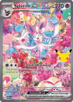 Sylveon ex 153/128 — 30th Celebration