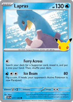 Lapras 17/128 — 30th Celebration