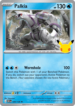 Palkia Pokémon card