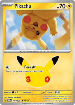 Pikachu 26/128 — 30th Celebration