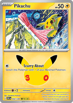 Pikachu 32/128 — 30th Celebration