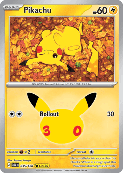 Pikachu 35/128 — 30th Celebration