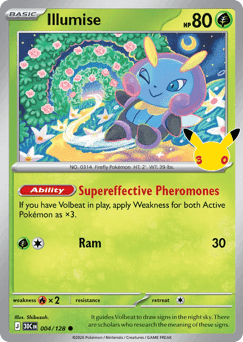 Illumise Pokémon card