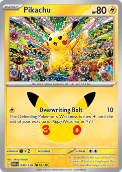 Pikachu 40/128 — 30th Celebration