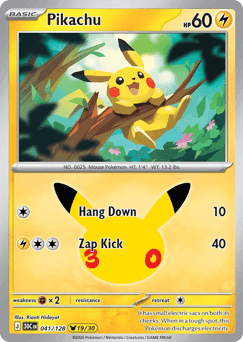 Pikachu 41/128 — 30th Celebration