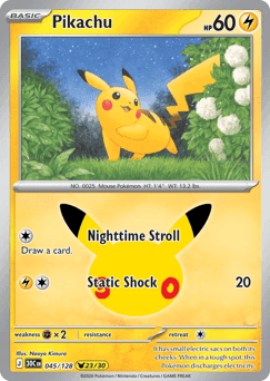 Pikachu 45/128 — 30th Celebration