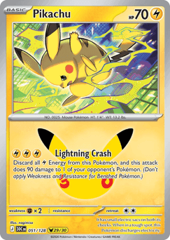 Pikachu 51/128 — 30th Celebration