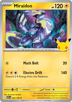 Miraidon Pokémon card