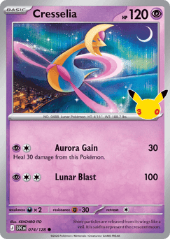 Cresselia Pokémon card