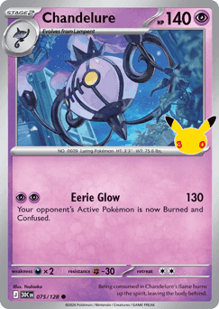 Chandelure 75/128 — 30th Celebration