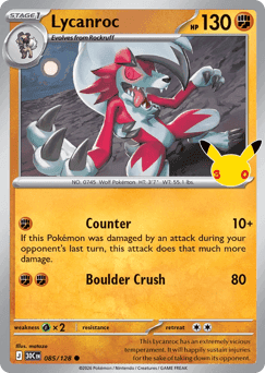Lycanroc Pokémon card