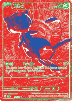 Mew Pokémon card
