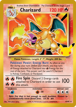 Charizard Pokémon card