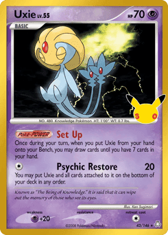 Uxie Pokémon card