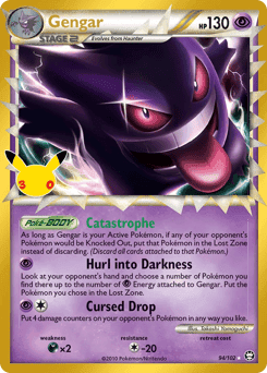Gengar Pokémon card