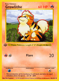 Growlithe 28/102 — Base
