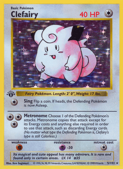 Clefairy 5/102 — Base