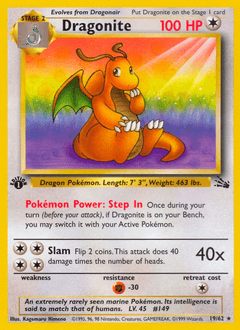 Dragonite 19/62 — Fossil
