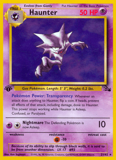 Haunter 21/62 — Fossil