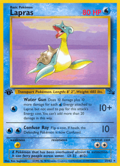 Lapras 25/62 — Fossil