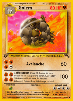 Golem 36/62 — Fossil