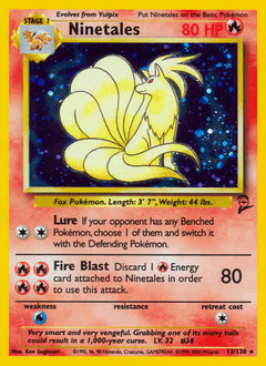 Ninetales 13/130 — Base Set 2