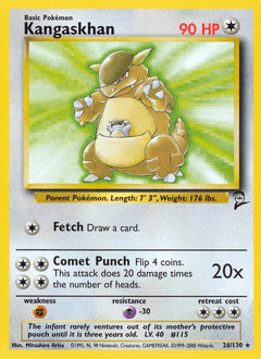 Kangaskhan 26/130 — Base Set 2