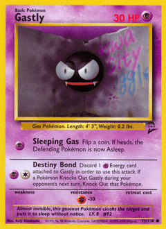 Gastly 75/130 — Base Set 2