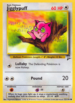 Jigglypuff 77/130 — Base Set 2