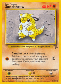Sandshrew 91/130 — Base Set 2
