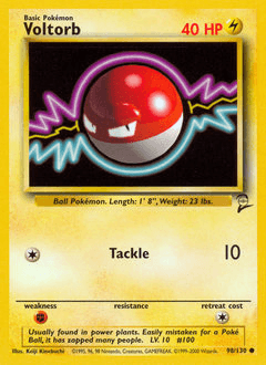 Voltorb 98/130 — Base Set 2